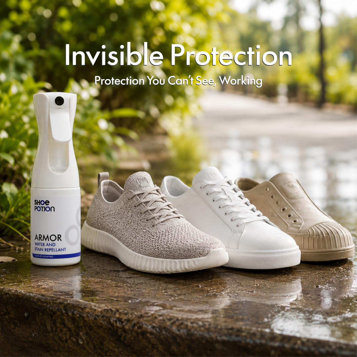 Water and Stain Repellent Spray