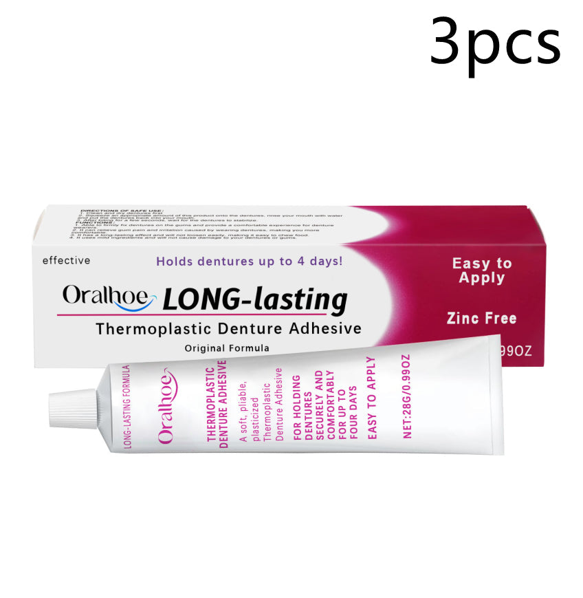 Dentures Fixed Adhesive Beautiful Tooth Improve Comfort
