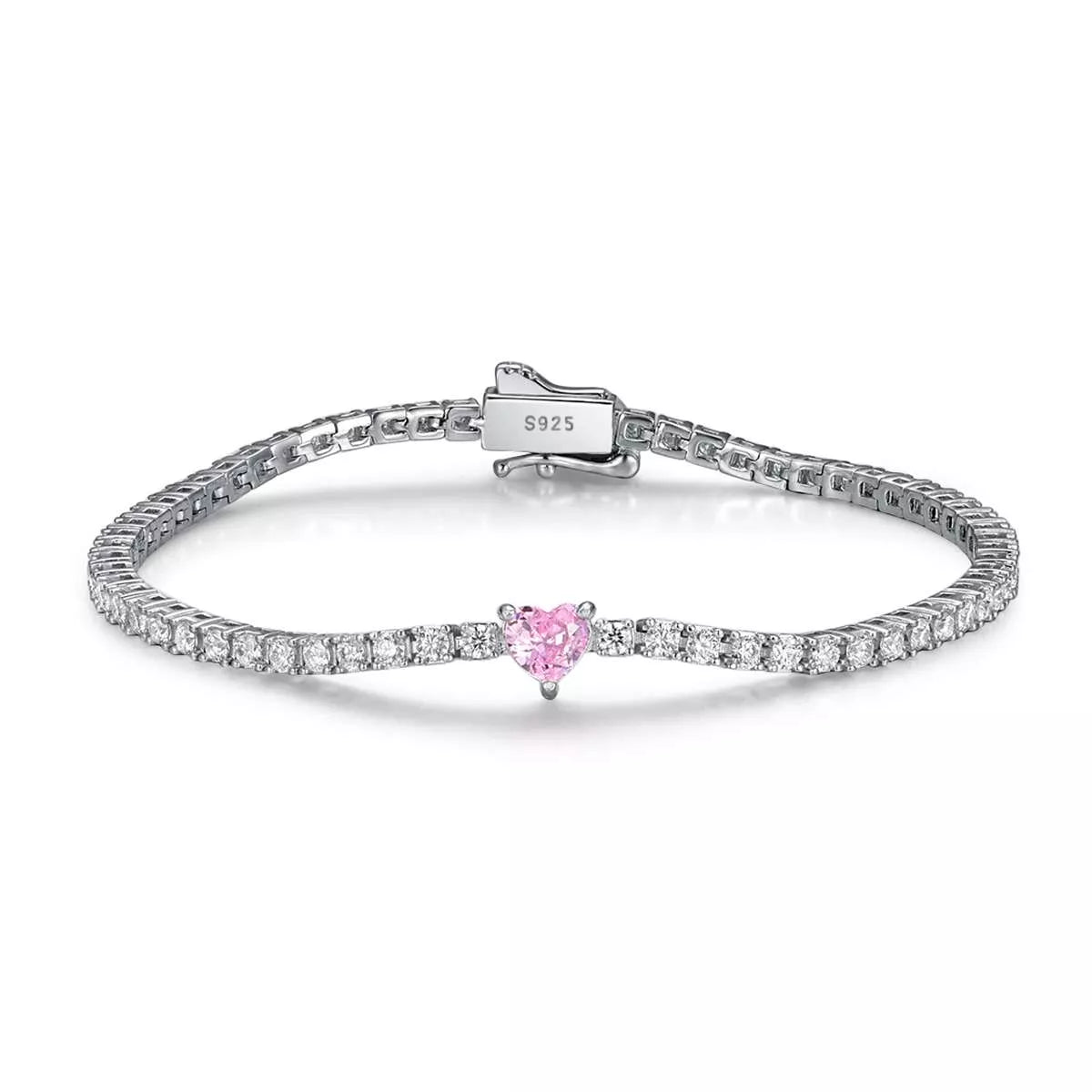 2.42 Carat Moissanite 925 Sterling Silver Bracelet
