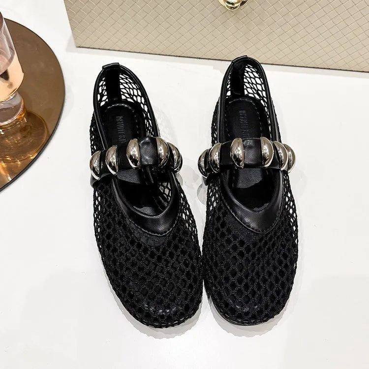 Round Toe Flats Slip-Ons