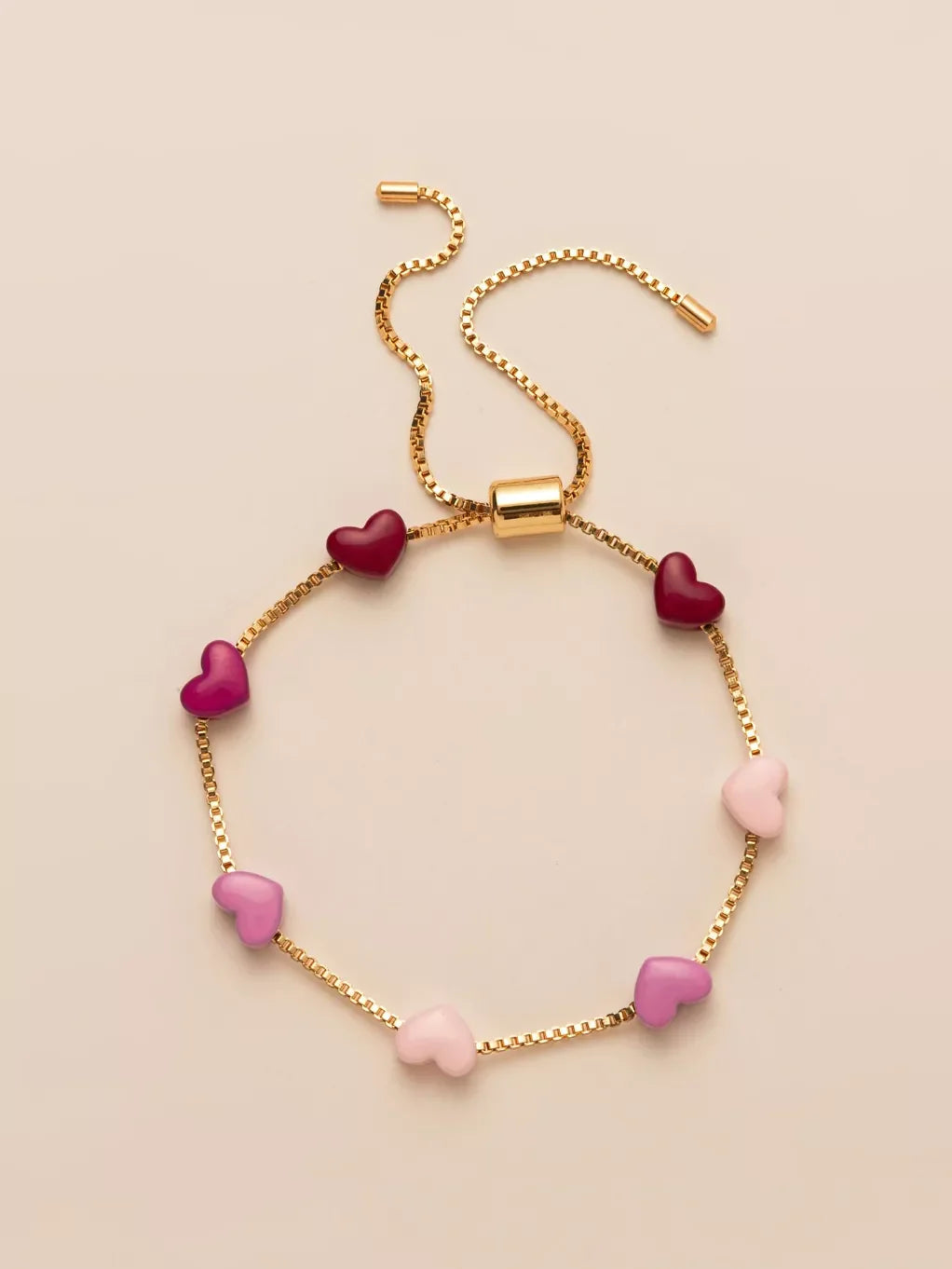 Copper Heart Adjustable Bracelet
