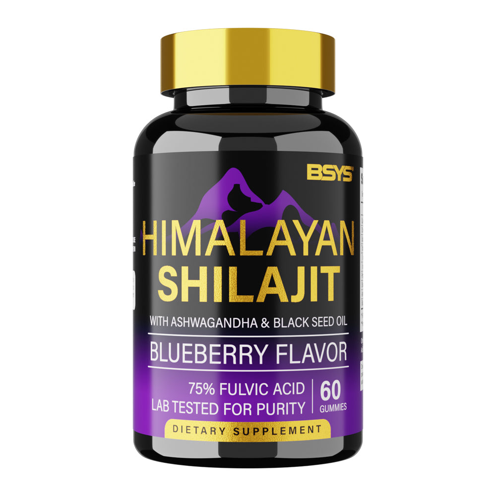 Himalayan Shilajit 8-in-1 Energy & Vitality Gummies supplement  | 60 Gummies