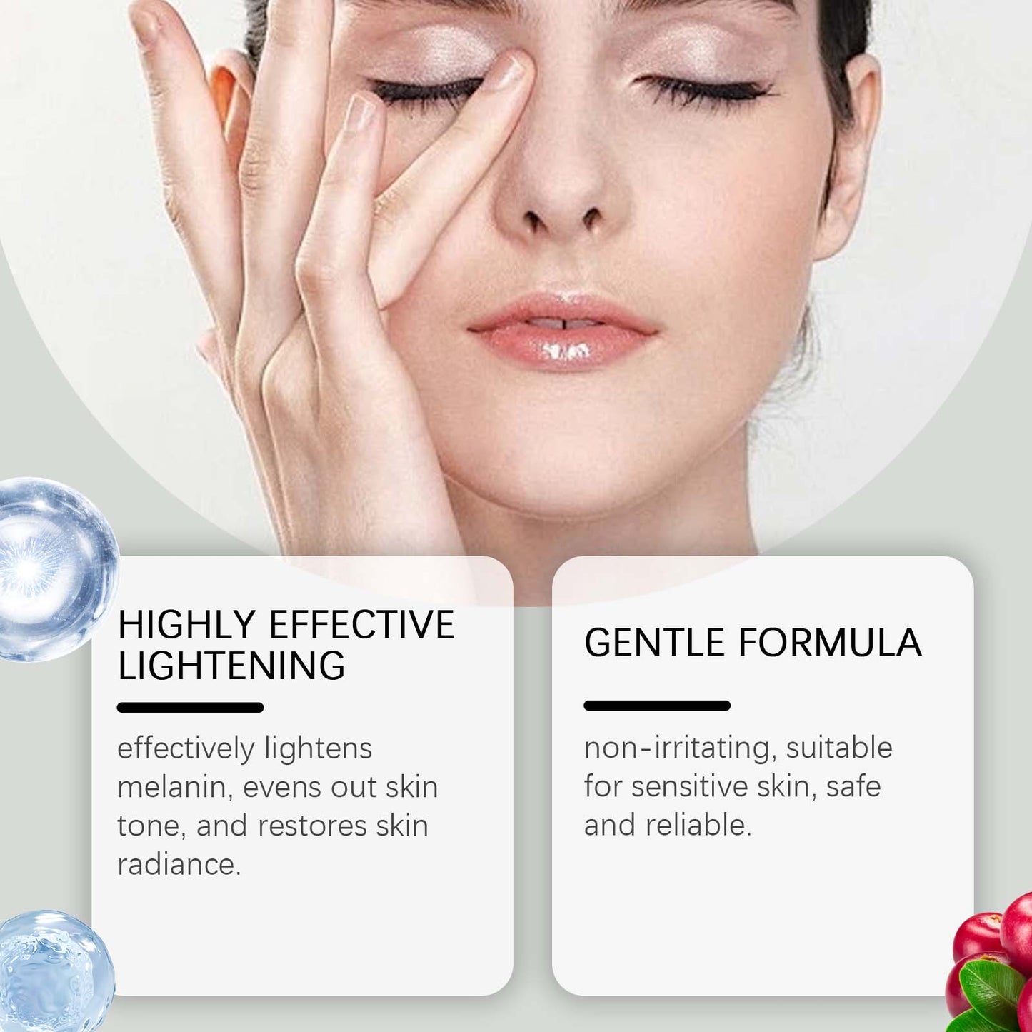 OUHOE Facial Essence, A Firming, Hydrating, Moisturizing And Brightening Daily Facial Care Serum