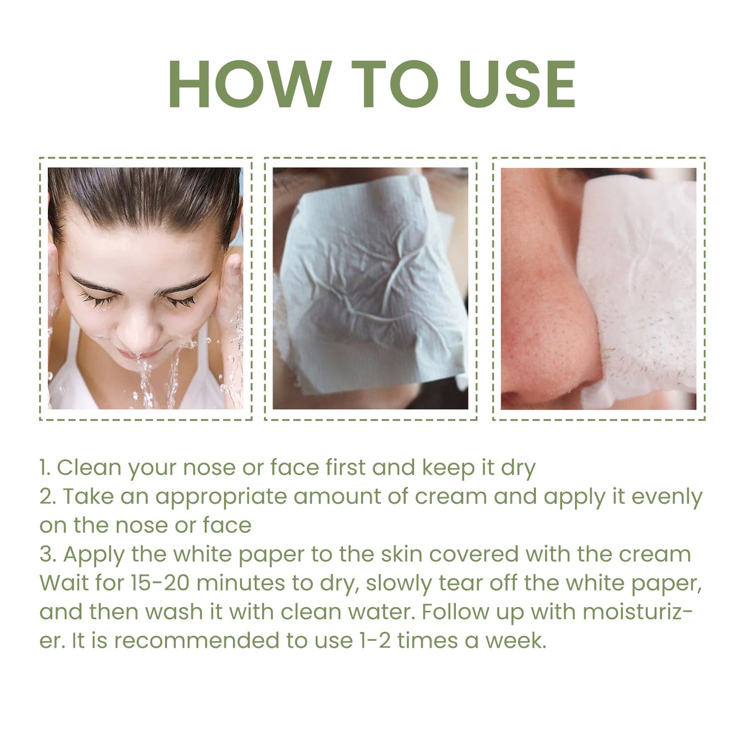 EELHOE Blackhead Remover Nose Mask, Deeply Cleans And Closes Pore Blackheads And Acne Barbs And Nose Remover Mask
