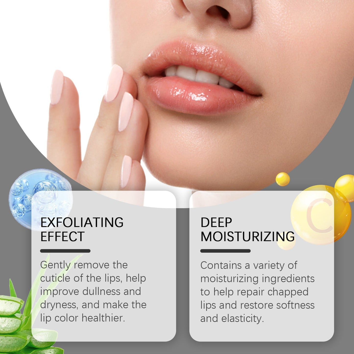 West&Month Exfoliating Lip Scrub, Nourishes And Moisturizes Dry Lips With A Gentle Exfoliating Scrub