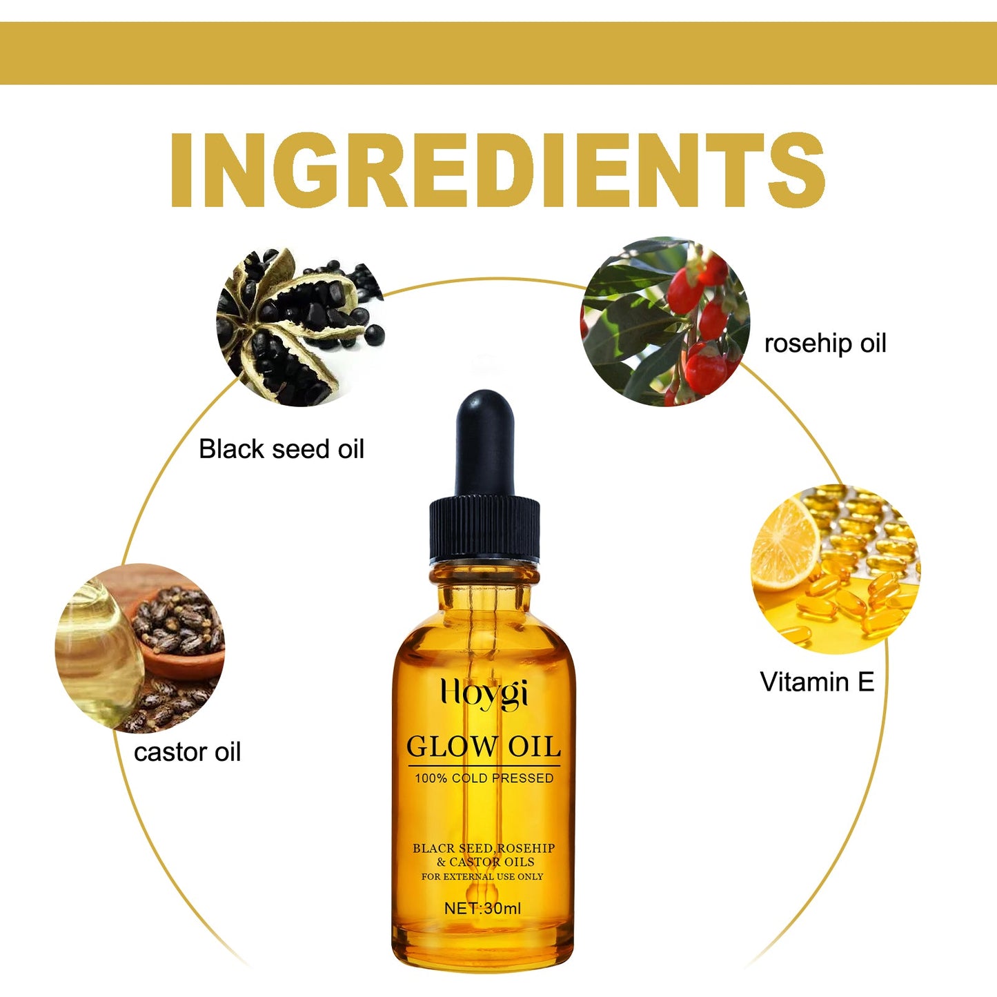 Hoygi Facial Essential Oil Hydrates, Moisturizes, Tightens And Lightens Fine Lines Eye Lines