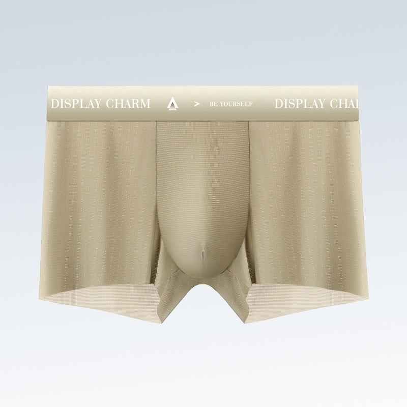 Ice-silk Seamless Mens Underwearice-cool Smooth And Skin-friendly