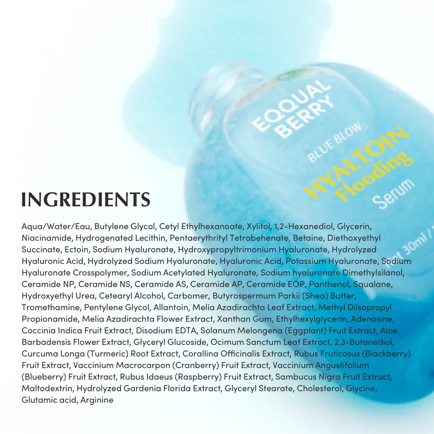 EQQUALBERRY Hyaltoin Flooding Serum