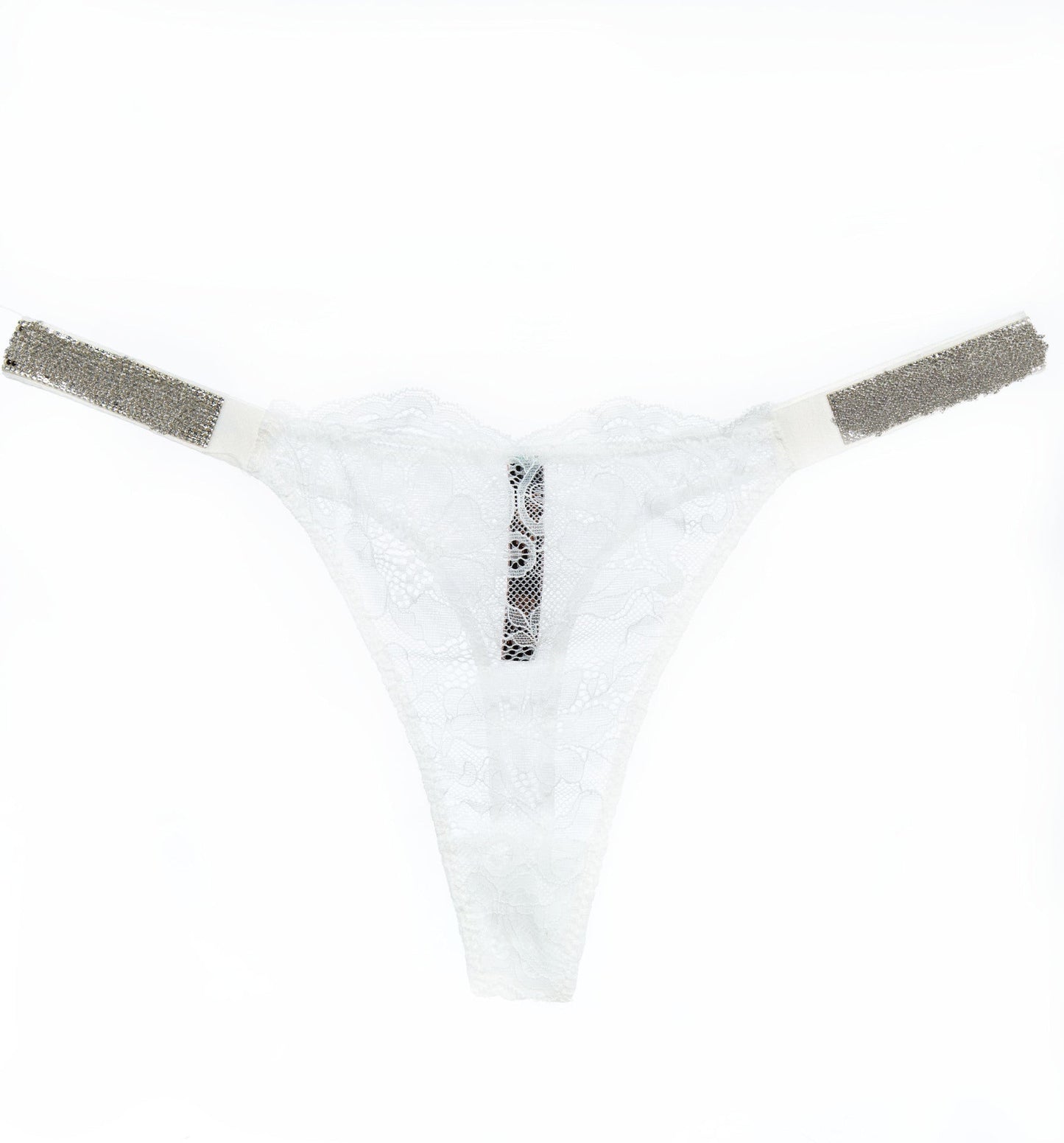 Rhinestone Lace Underwear Women's T-back