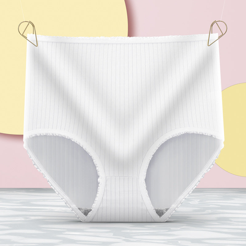 Women's Fashion High Waist Lace Panties Belly Lifting Hip Shaping