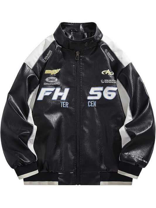 Men's Plus Size Zip Up Long Sleeve Jacket