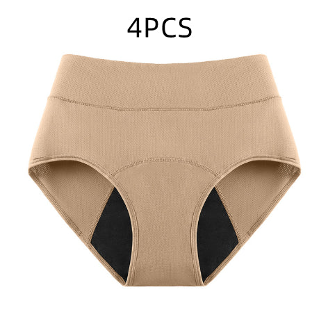 3-layer Absorbent Menstrual Women's Underwear With Breathable Holes