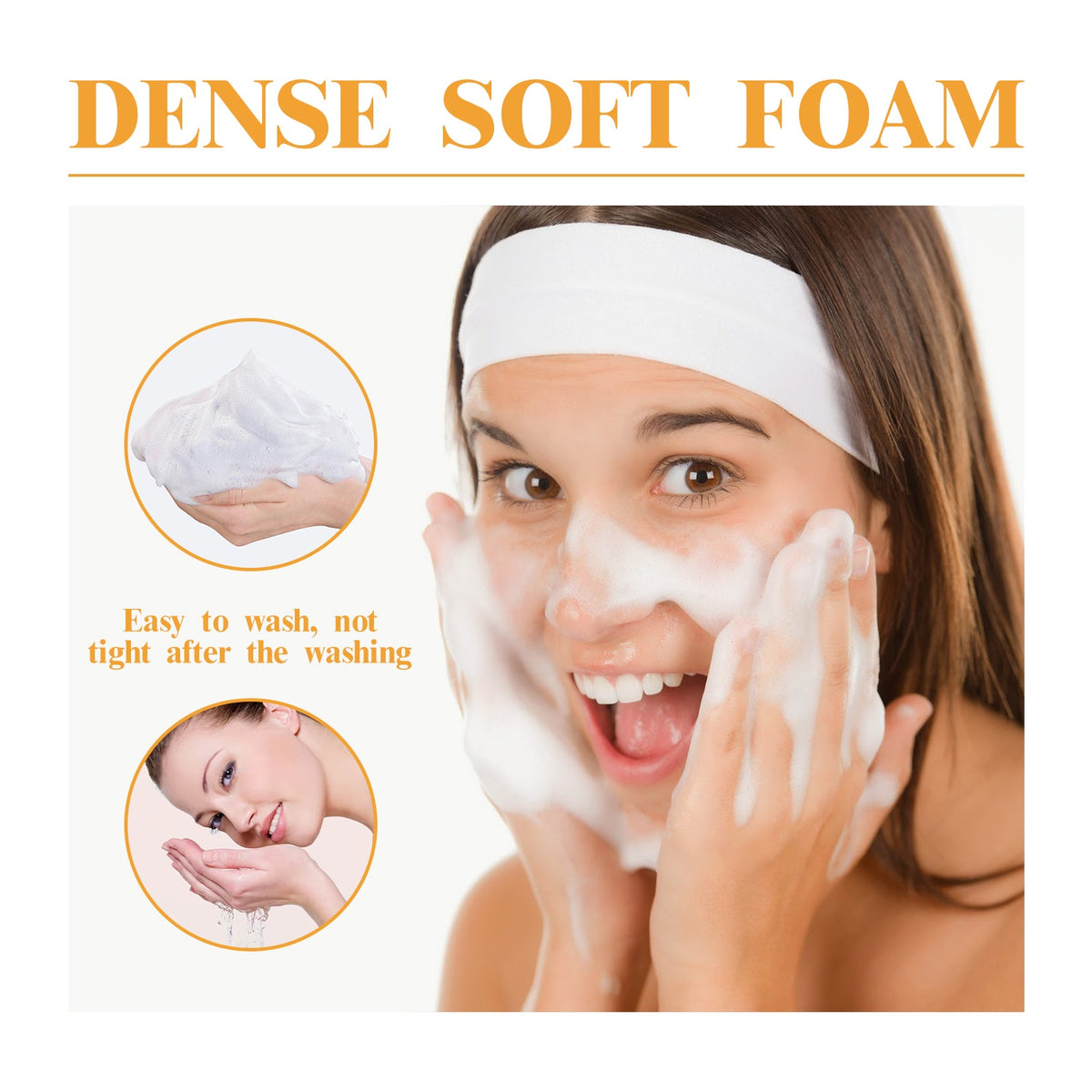 Hoygi Turmeric Brightening Facial Cleanser With Built-In Silicone Massage Brush, Deep Clean Fade Acne Marks Moisturizing Face Wash
