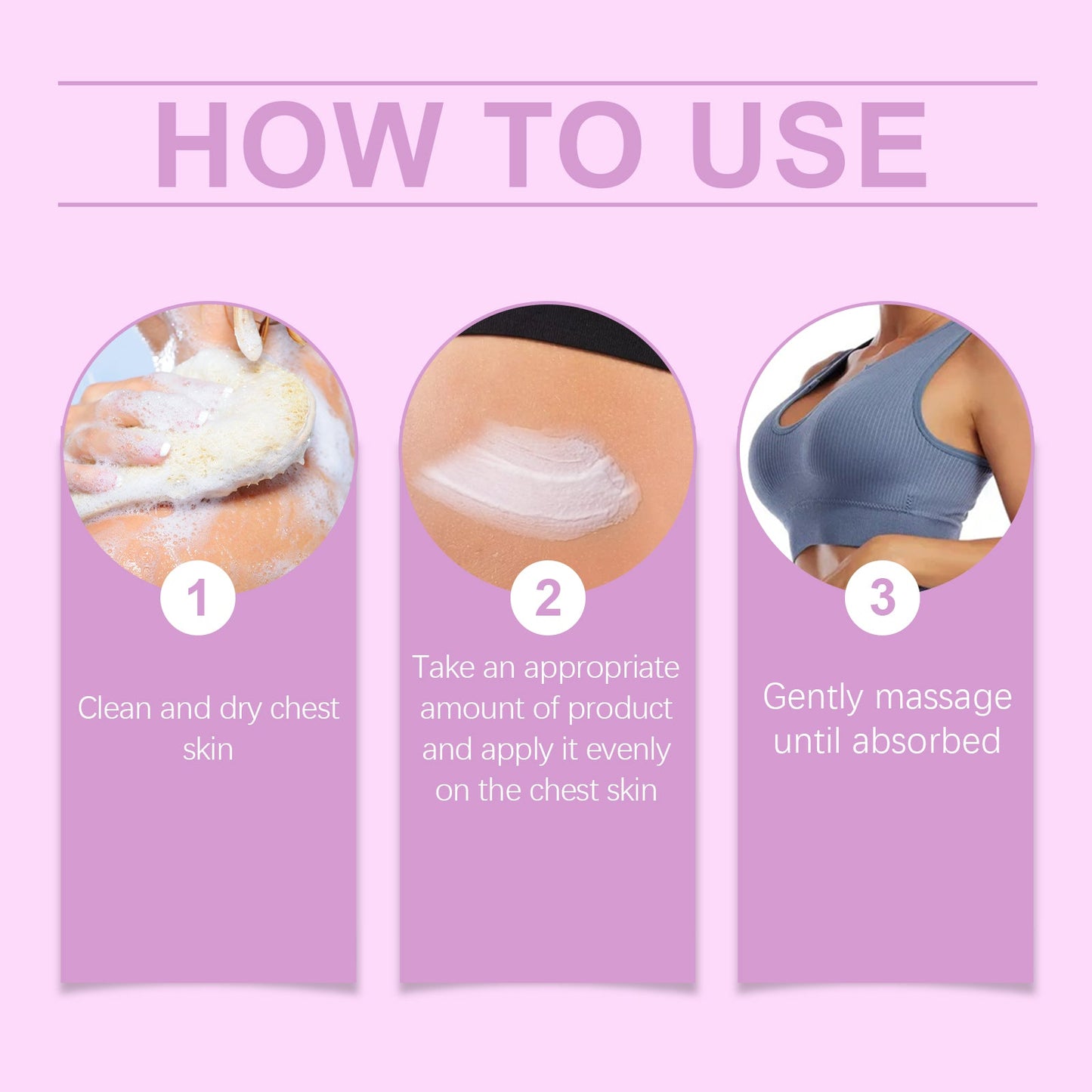 Oceaura Breast Firming Care Cream, Breast Firming And Firming Breast Skin Massage Nourishing And Lifting Cream