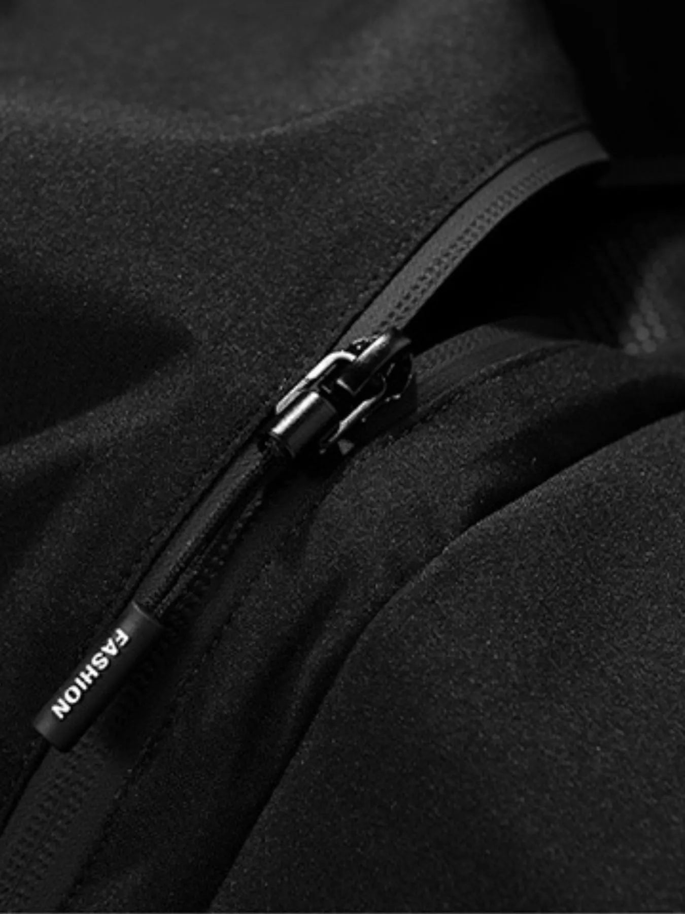 Men's Full Size Long Sleeve Hooded Windbreaker Jacket Plus Size