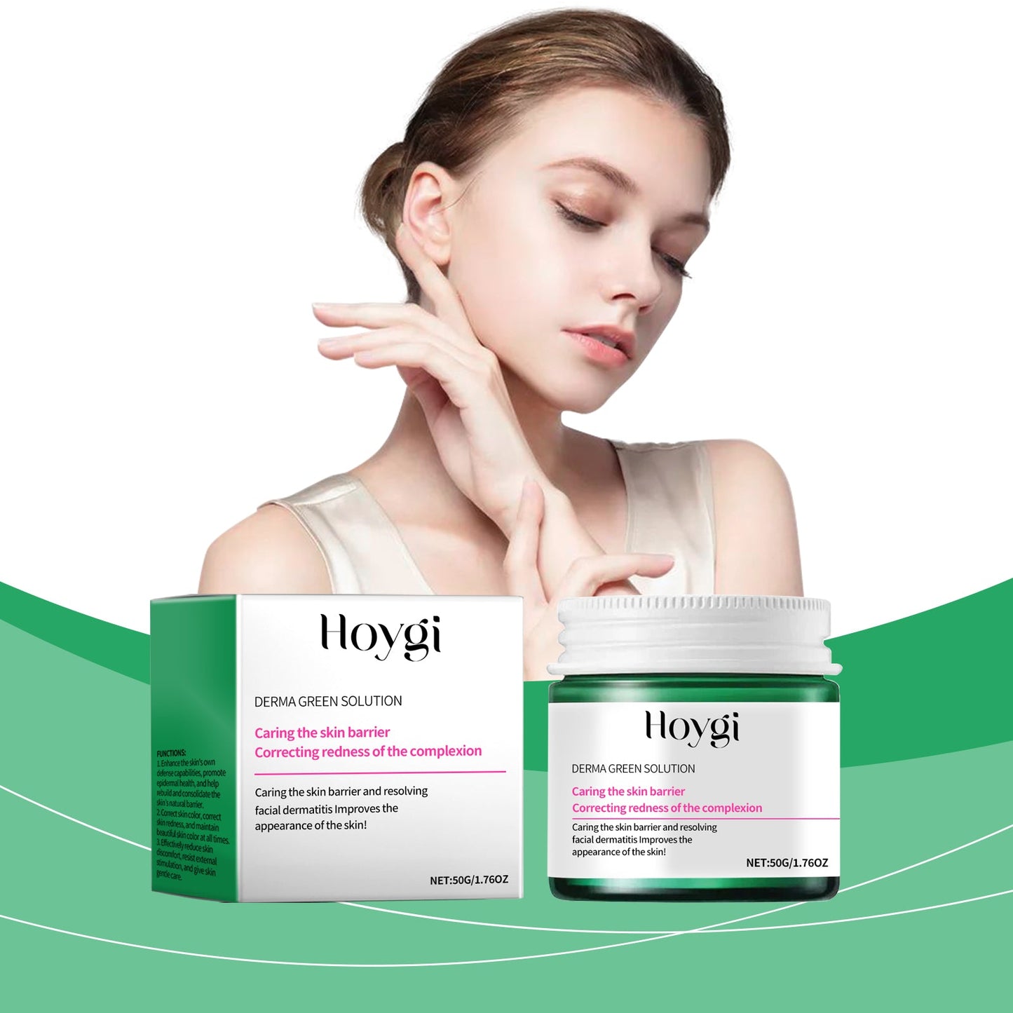 Hoygi Centella Asiatica Skin Cream, With Its Gentle Plant Ingredients, Nourishes The Skin And Gives It A Radiant Glow