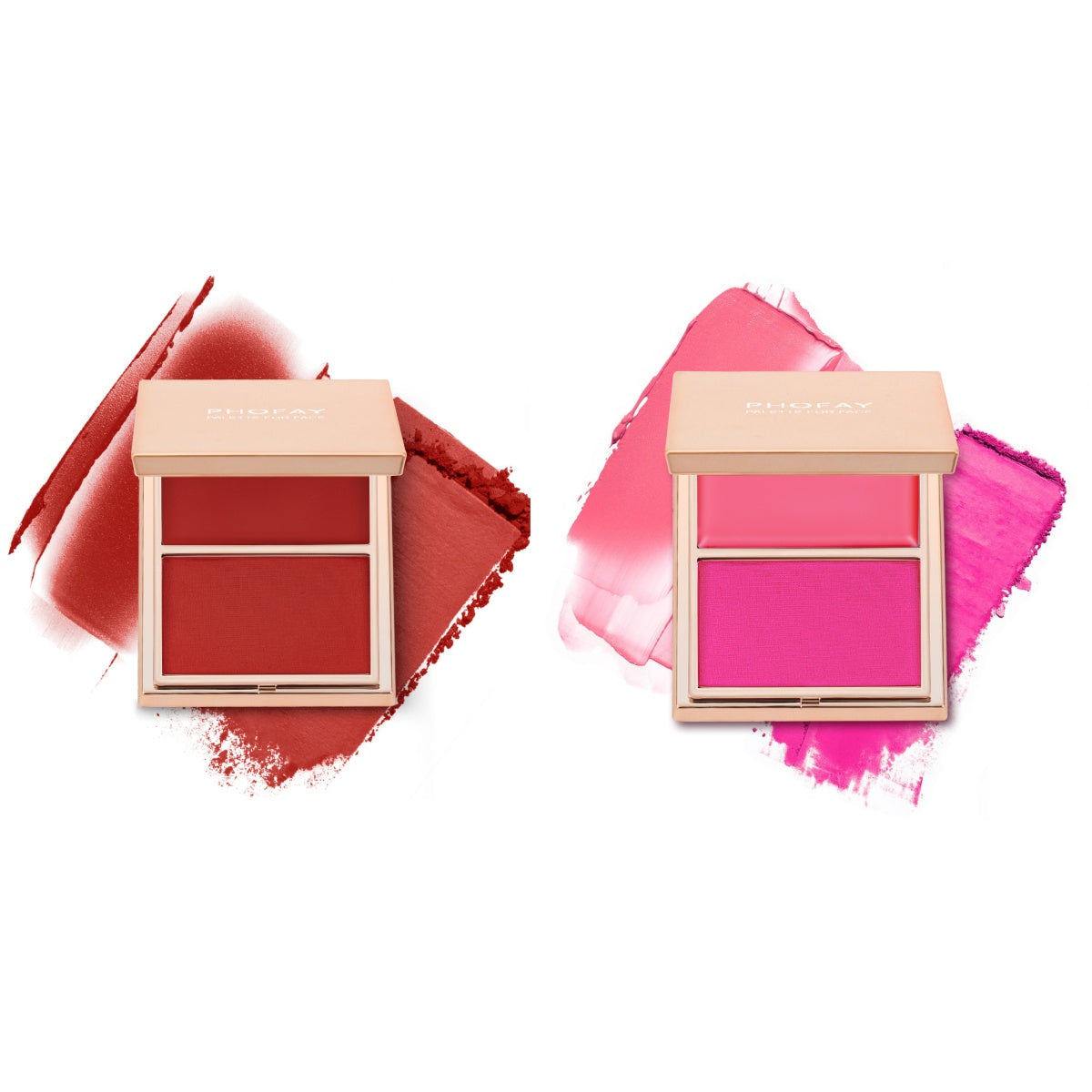 PHOFAY Double-Take Cream & Powder Blush Duo