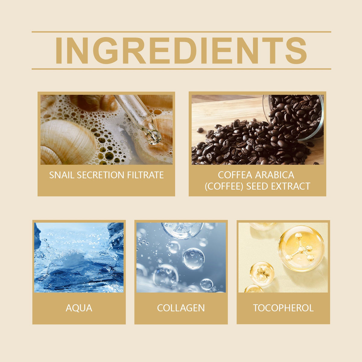 Ouhoe Snail Brightening Essence Surface Hydrating, Moisturizing, Firming, Brightening And Rejuvenating Serum