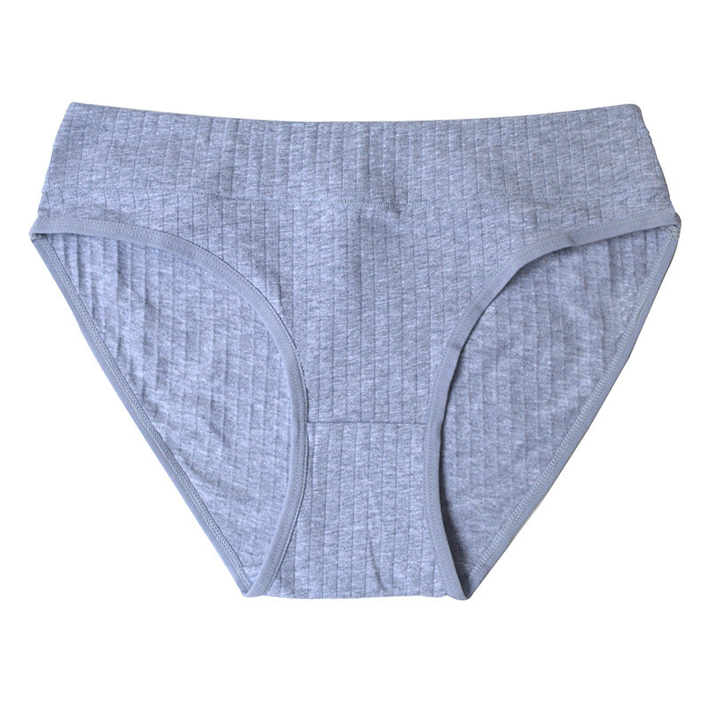 Cotton Mid Waist Women's Underwear Plus Size Women's Briefs