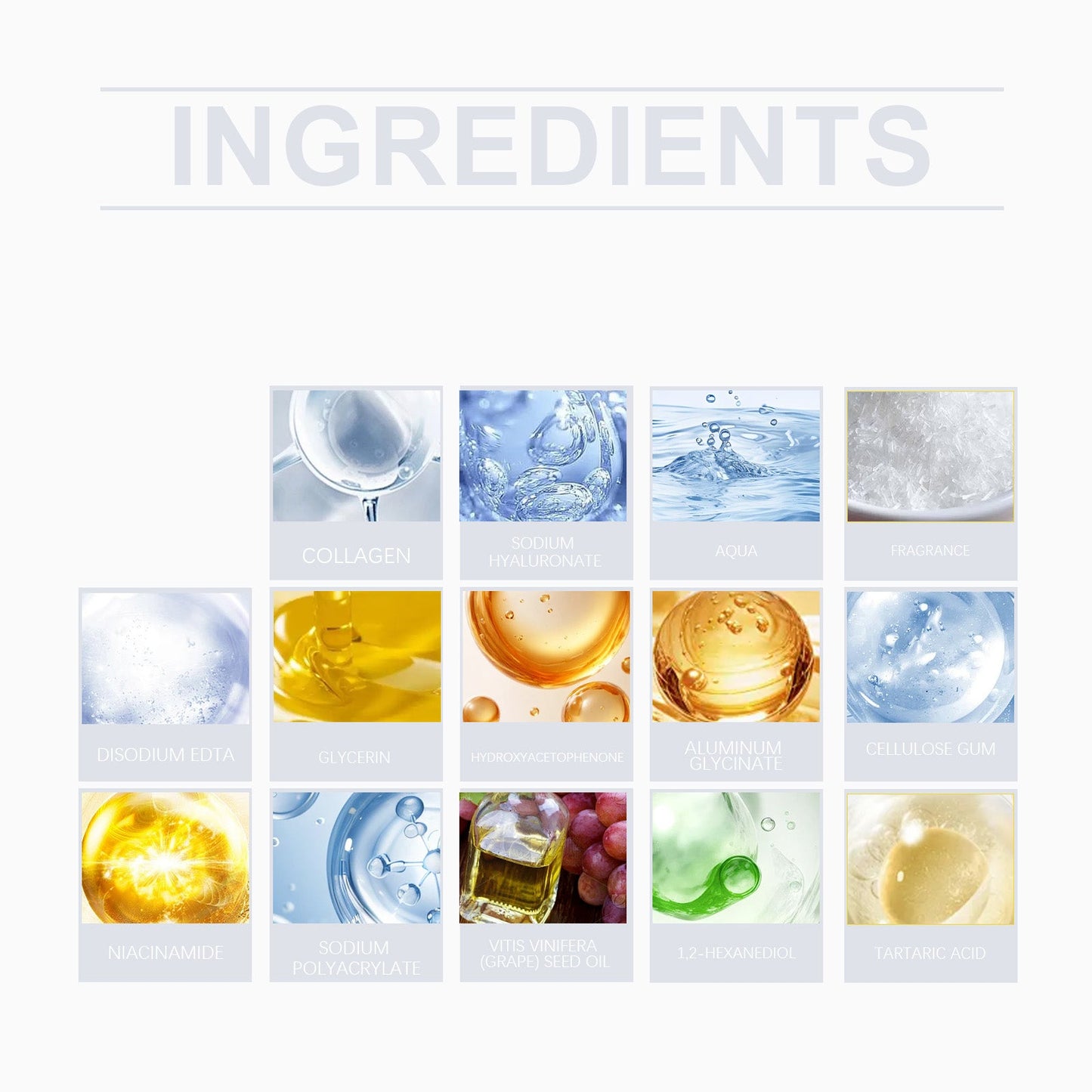 EELHOE Collagen Hydrating Mask (Bag) Gently Cares For Facial Skin. Hydrating And Moisturizing Care Mask