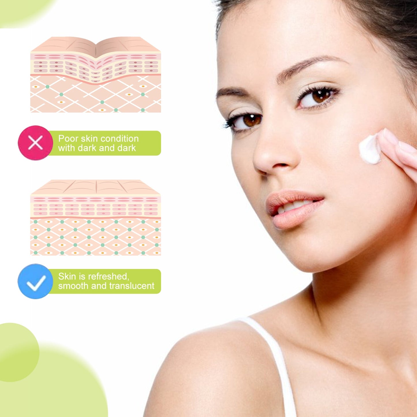 Wiyun Correcting Cream, Brightening Skin Repair Freckle Melasma Age Spot Repair Cream