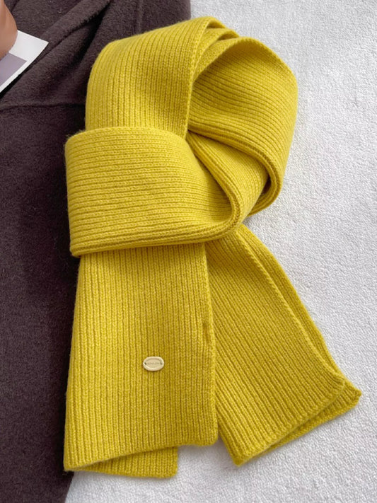 Pure Wool Soft Knit Scarf
