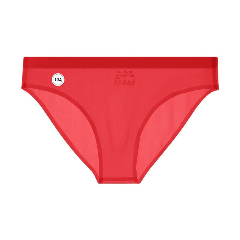 SpringSummer Jelly Mask Transparent 10A Antibacterial Mens Seamless Briefs