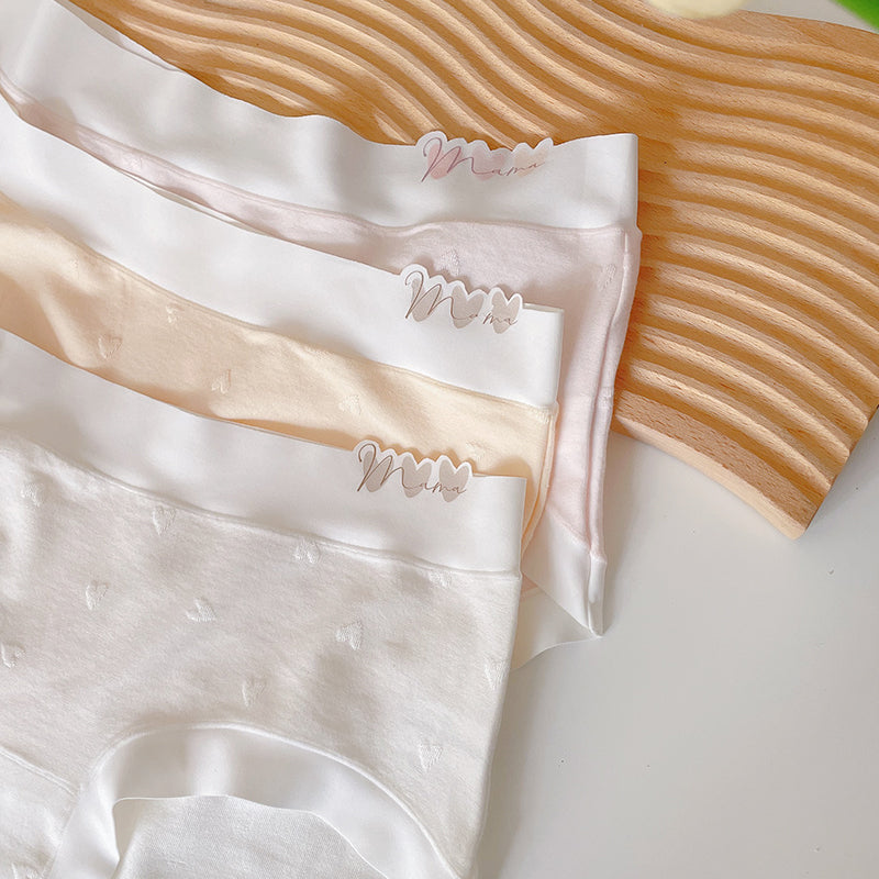 Womens Cotton Antibacterial Mid-Rise Seamless Thong-Style Panties Ultra-Slim Breathable And Alluring