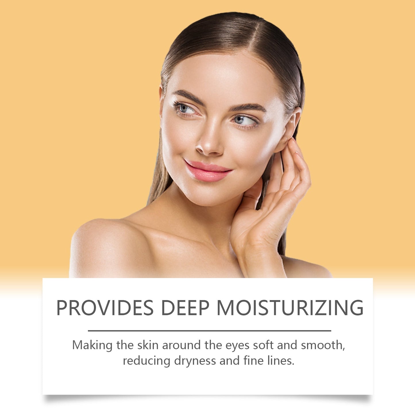 Jaysuing Vitamin C Eye Cream Nourishes And Hydrates The Skin Around The Eyes, Tender And Brightening Massage Eye Cream