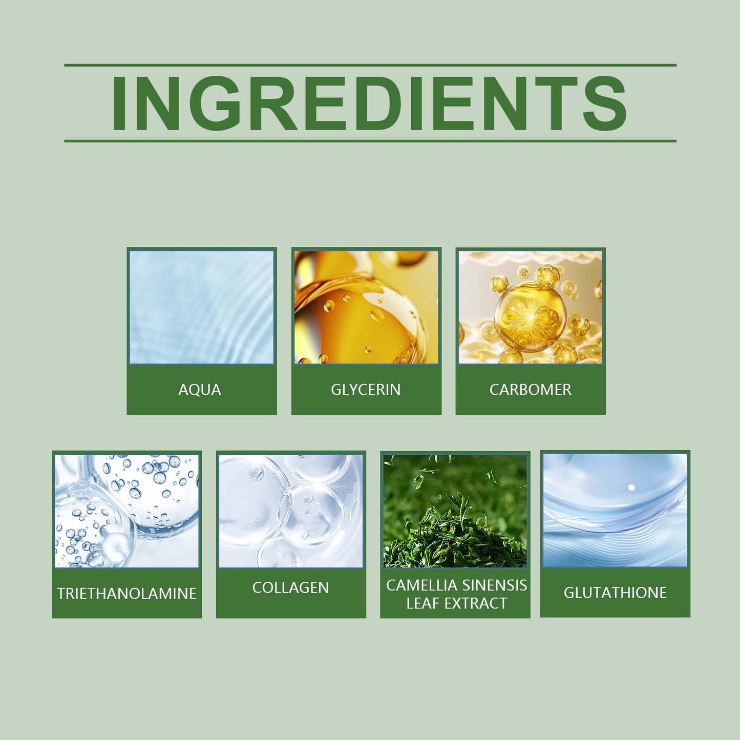 EELHOE Green Tea Collagen Jelly Cream, Gentle Moisturizing Moisturizing Face Soothing Moisturizing Cream For Dry Skin