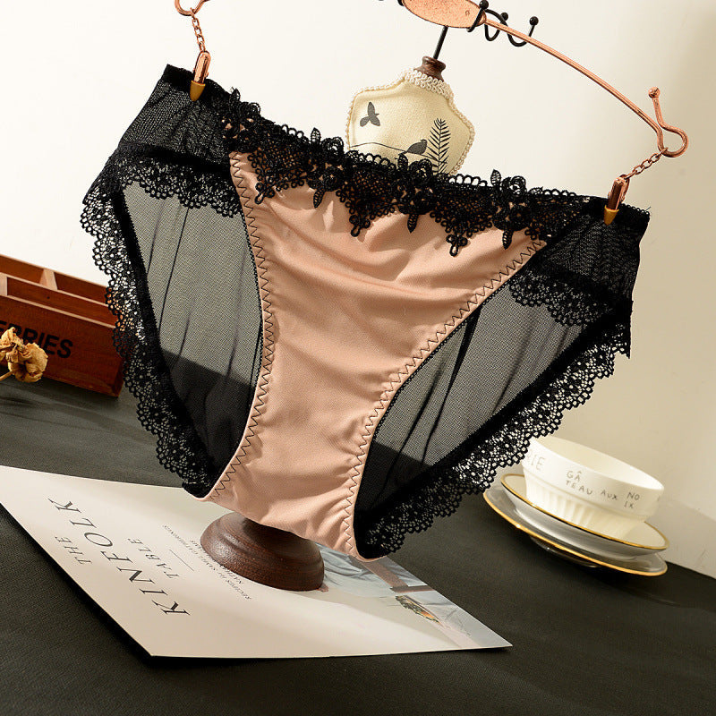 Milk Silk Sexy Panties Women's Underwear Cotton Crotch