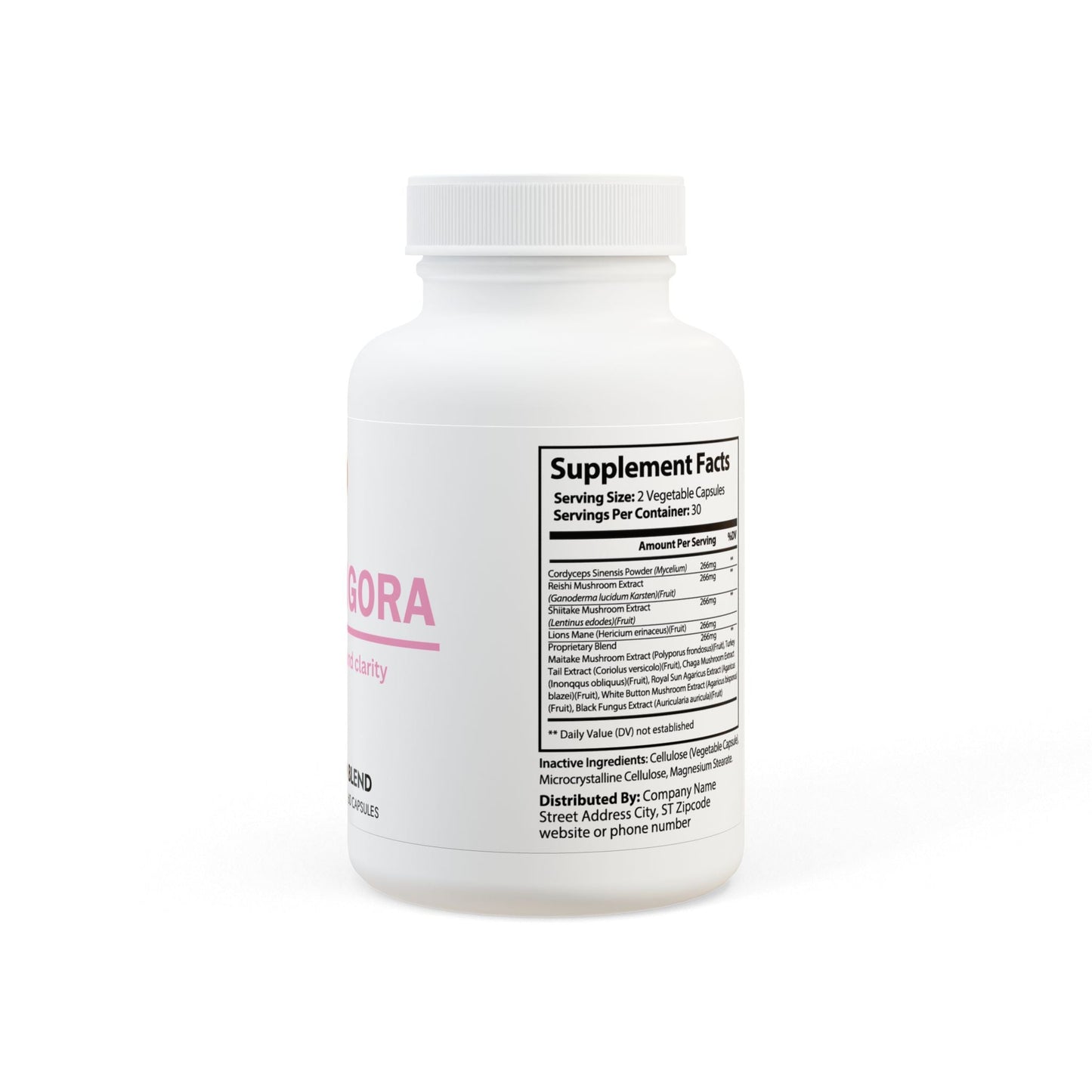 Fungora Mushroom Blend Supplement (60 Capsules)
