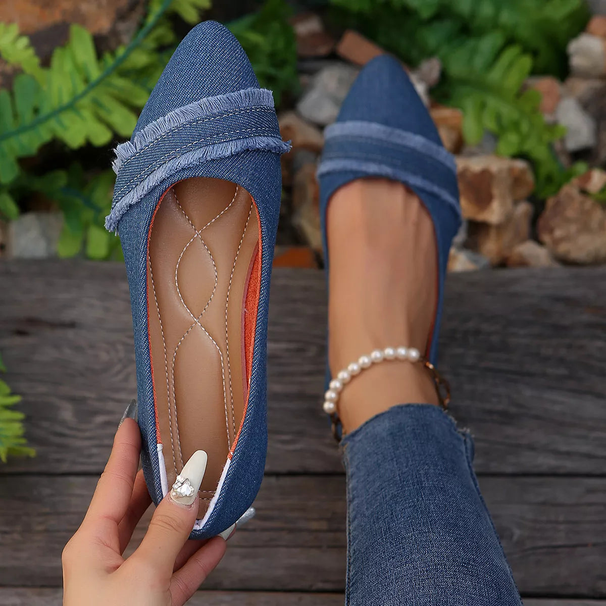 Point Toe Slip-Ons