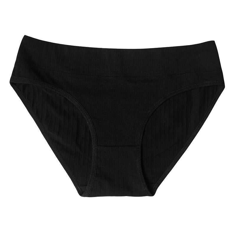 Cotton Mid Waist Women's Underwear Plus Size Women's Briefs