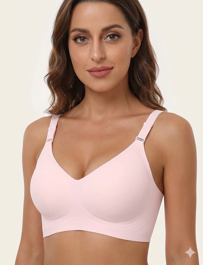 Comfortable Seamless Full Coverage Bra For Women Wireless Bras With Soft Support Regular And Plus Size
