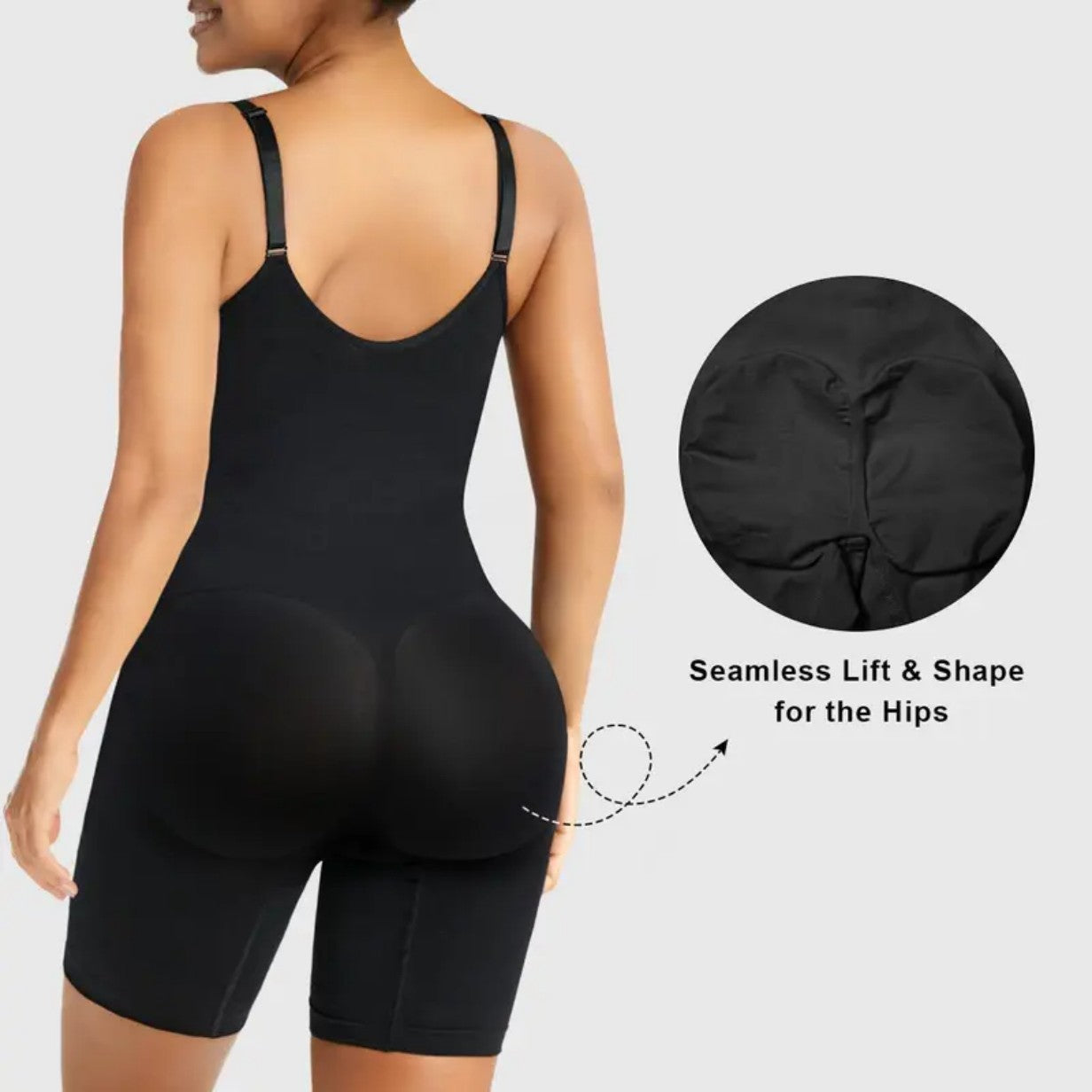 Shapewear For Women Tummy Control Bodysuits Zip-Up Comfort Ultra Stretch Fabric Customizable Fit Breathable Mesh Design Comfortable Fit
