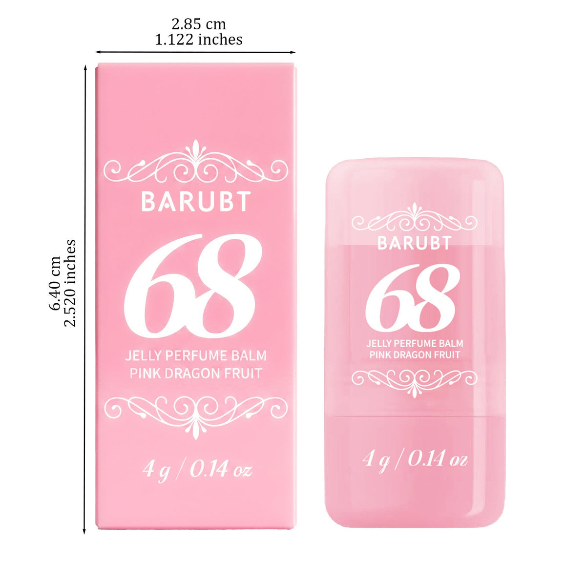 Solid Perfume Balm Stick, Portable Long-Lasting Fragrance Balm For Women, 4g