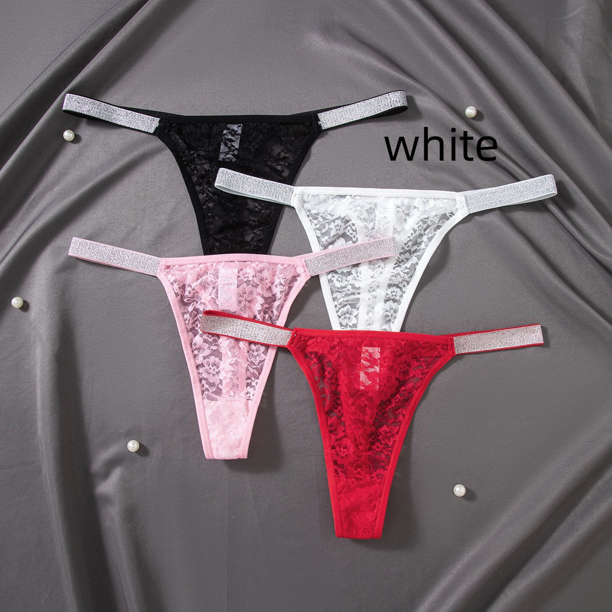 European And American Style Lace Sexy Thong Traceless Mesh Ladies