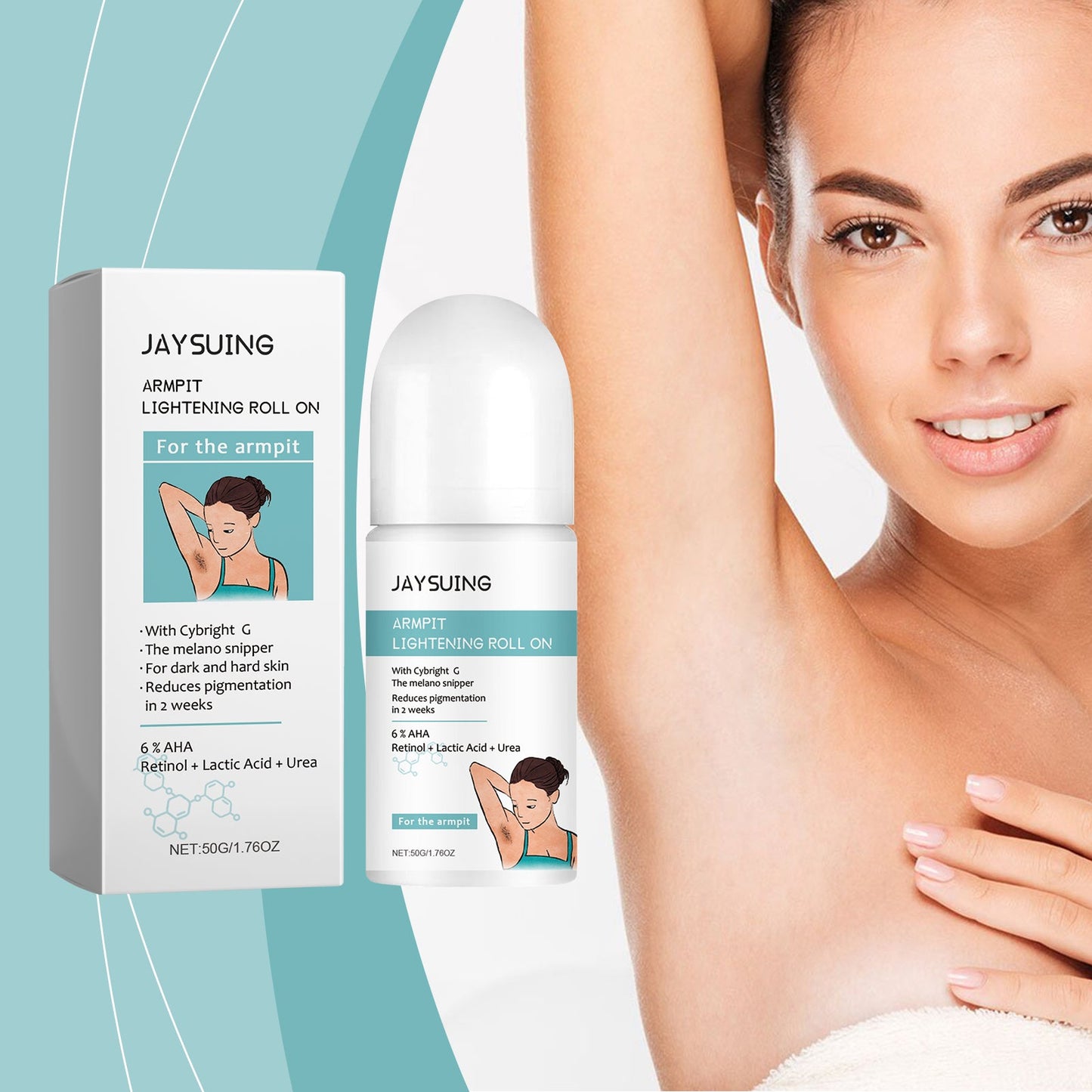 Jaysuing Armpit Beauty Ball Portable Armpit Ball Clean And Shiny Skin Bright And Light And Moist