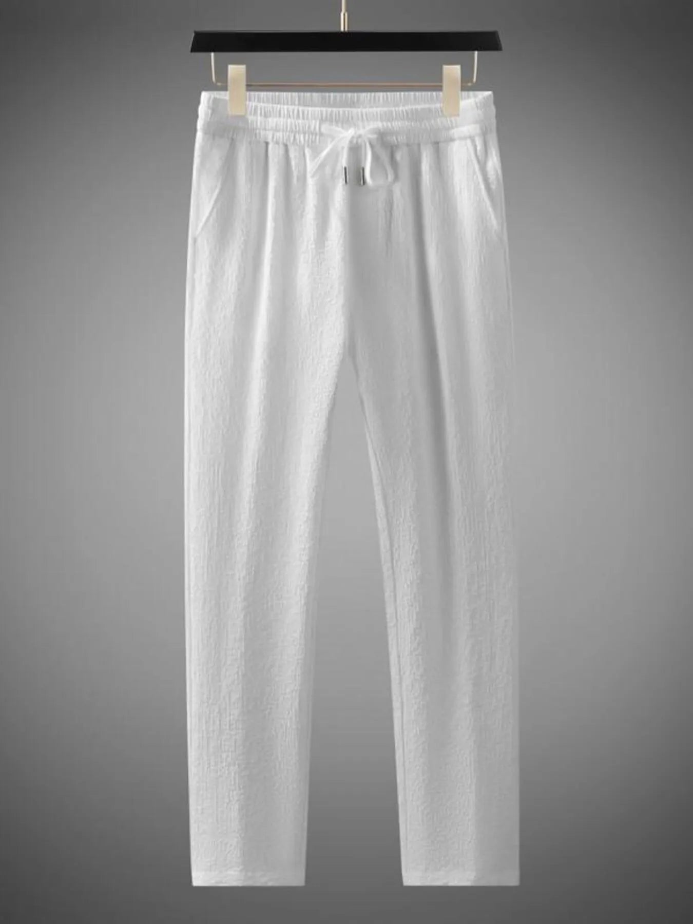Men's Plus Size Button Up Short Sleeve Top and Pants Set
