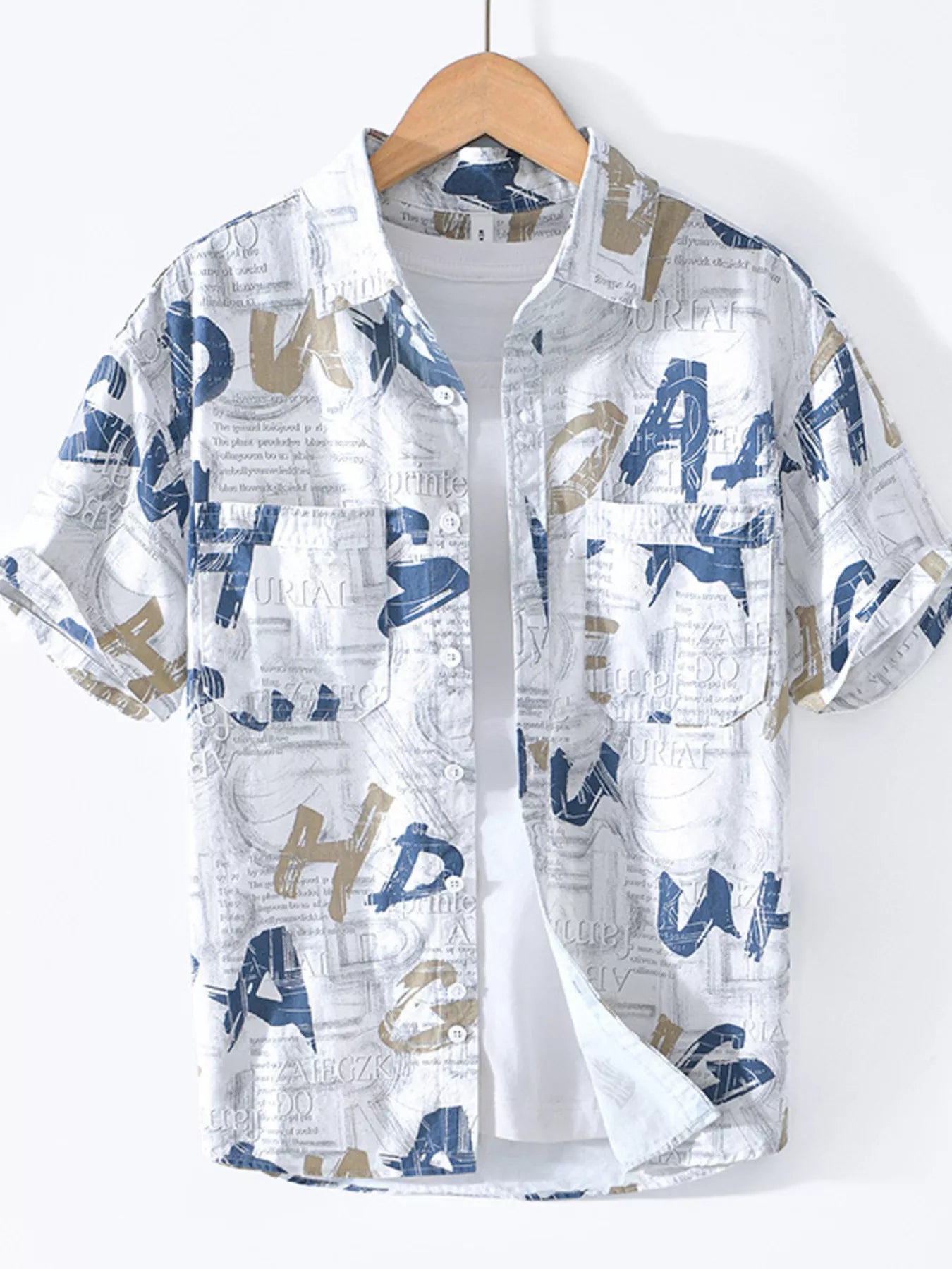 Men's Printed Short Sleeve Shirt