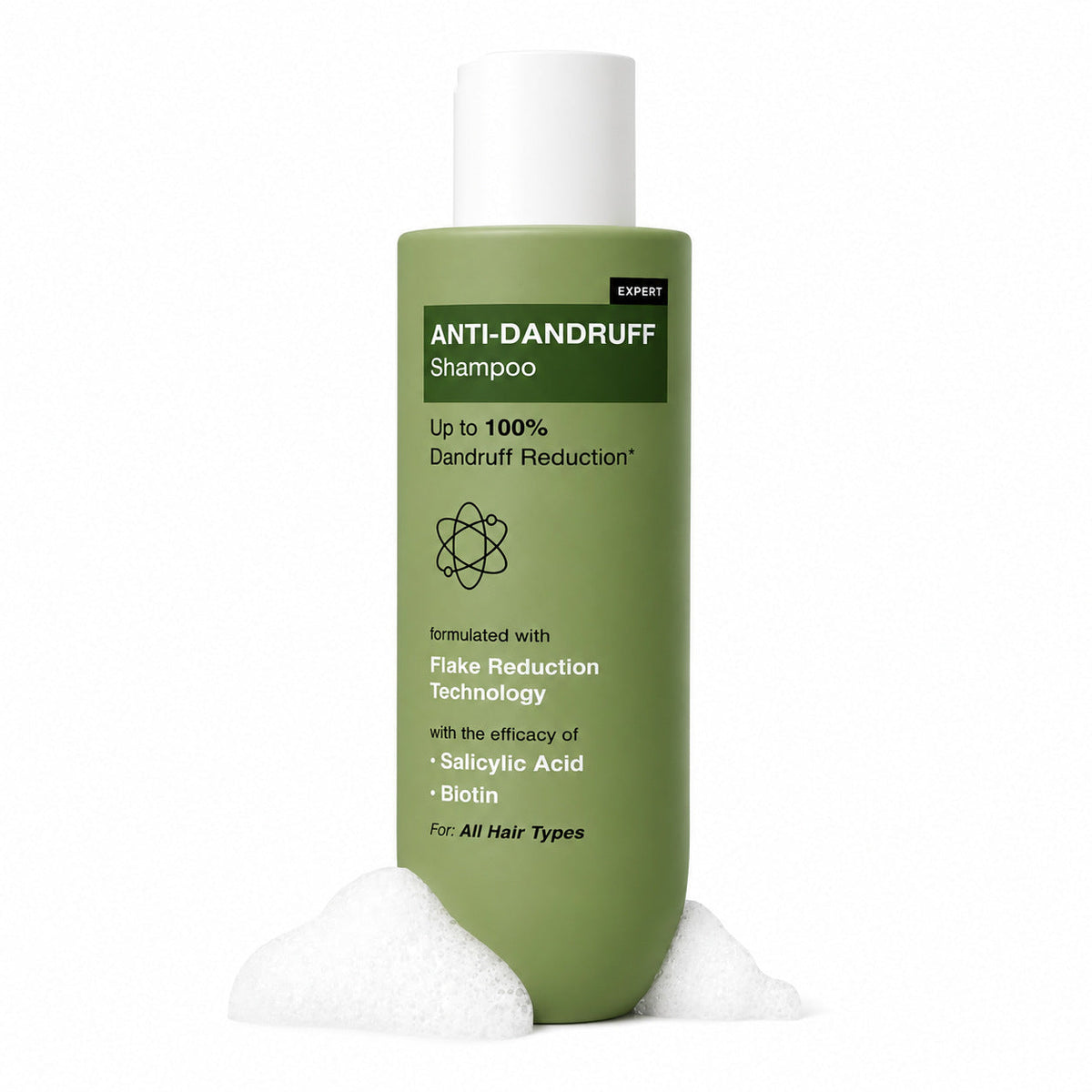 Salicylic Acid Anti-Dandruff Shampoo,  Oil Control Clarifying Shampoo For Deep Scalp Cleaning, Gentle Hair Care For Daily Use