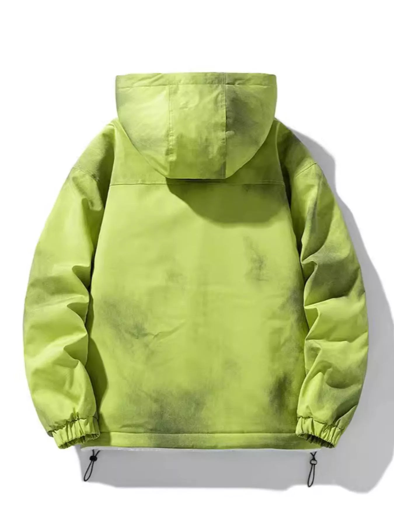 Men's Full Size Hooded Fleece Lined Windproof Jacket Plus Size