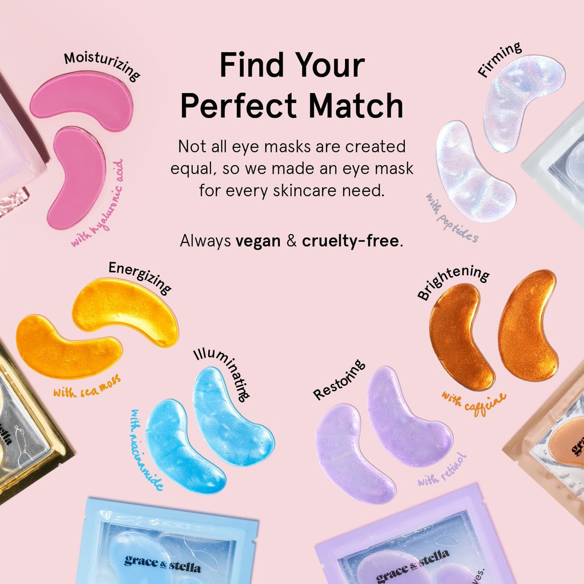 Brightening, Hydrating, Moisturizing, And Anti-wrinkle Eye Mask Patches
