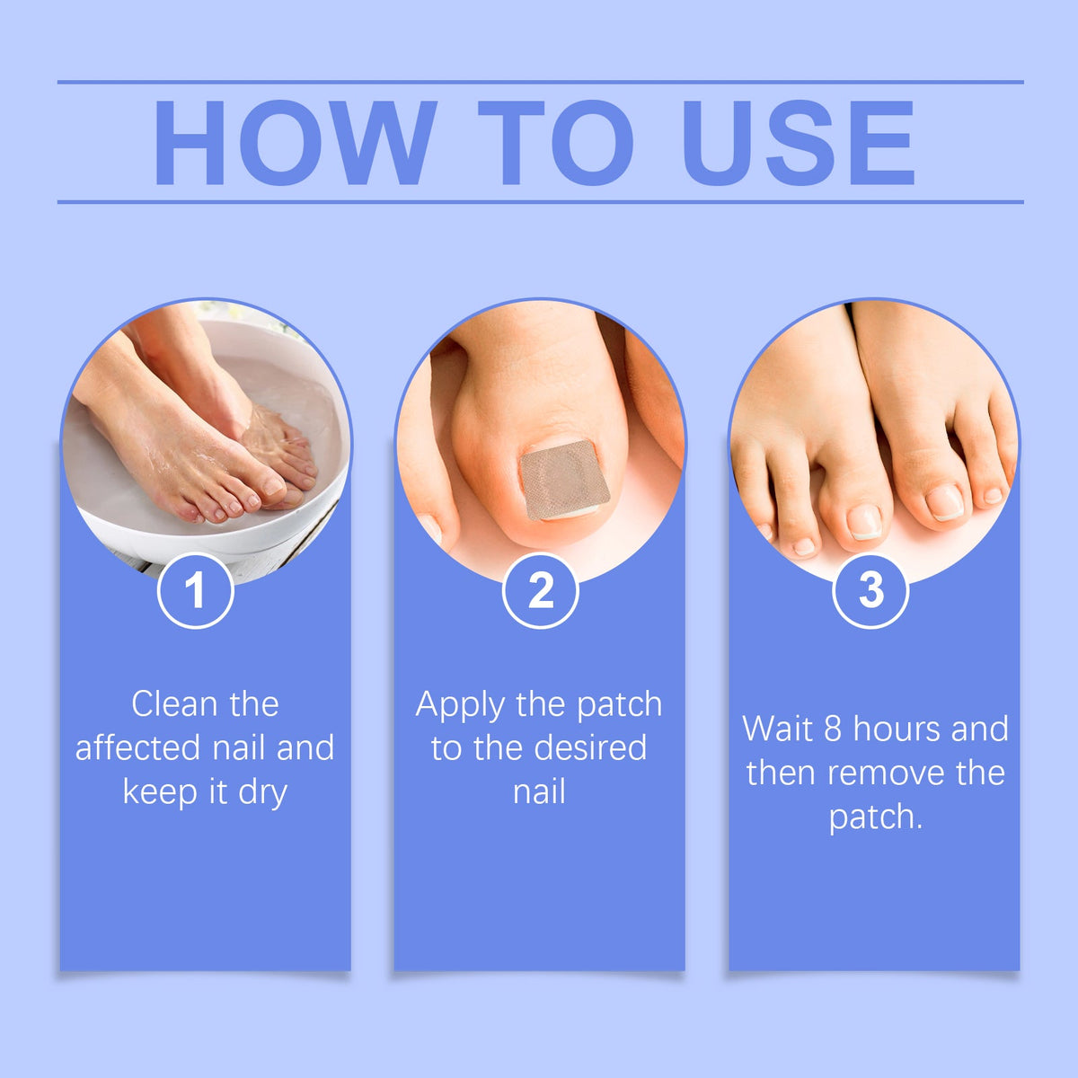 Ximonth Nail Care Patches Gently Repair Nails For Easy Daily Cleaning With Simple Care Patches