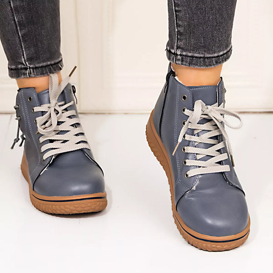 Round Toe Platform Boots