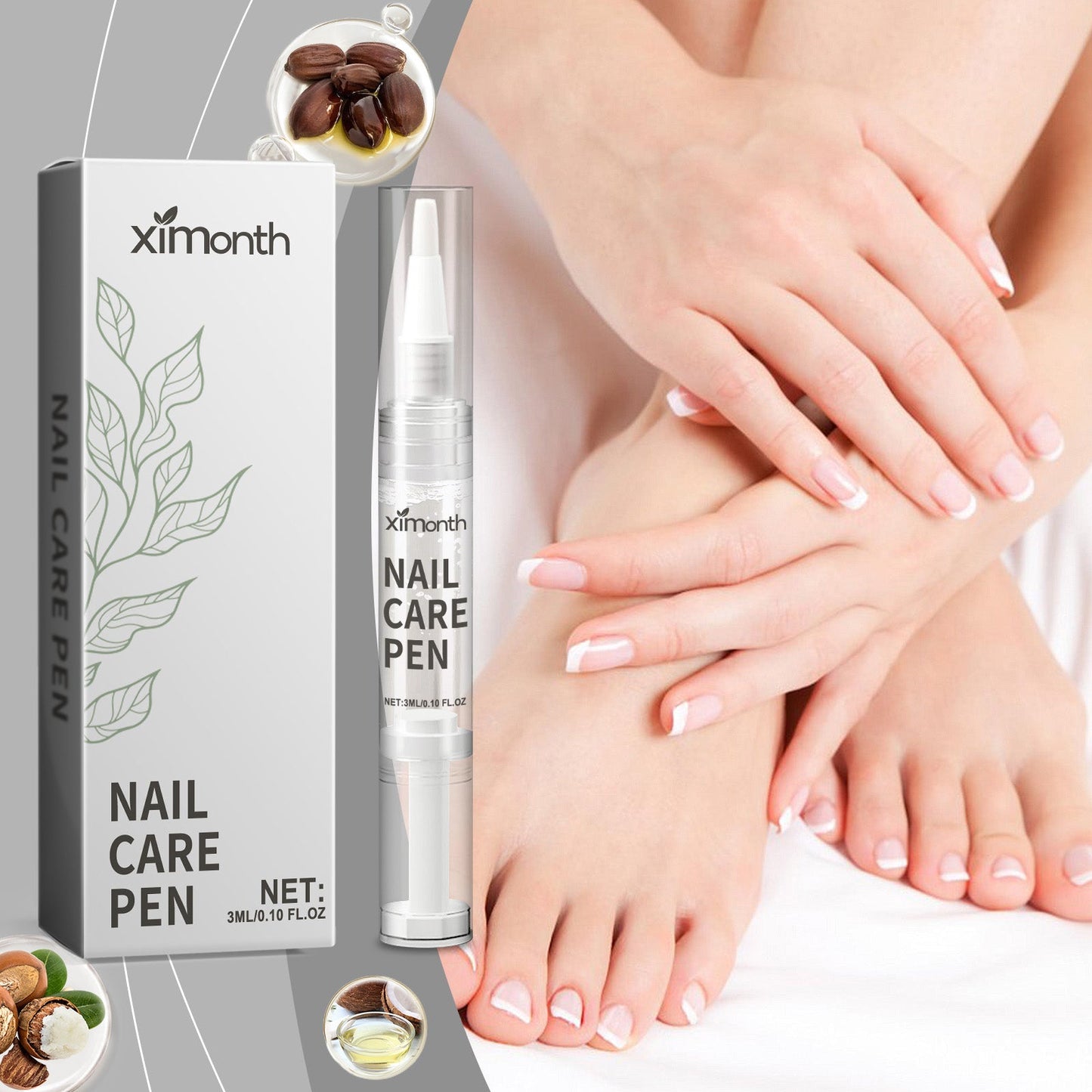 Ximonth Nail Care Pen Gently Repair Hands, Feet, Nails, Nails, Nails, Nails And Nails Moisturize, Soften And Remove Odors