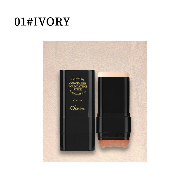 OCHEAL Dual-Ended Concealer Foundation Stick With Brush