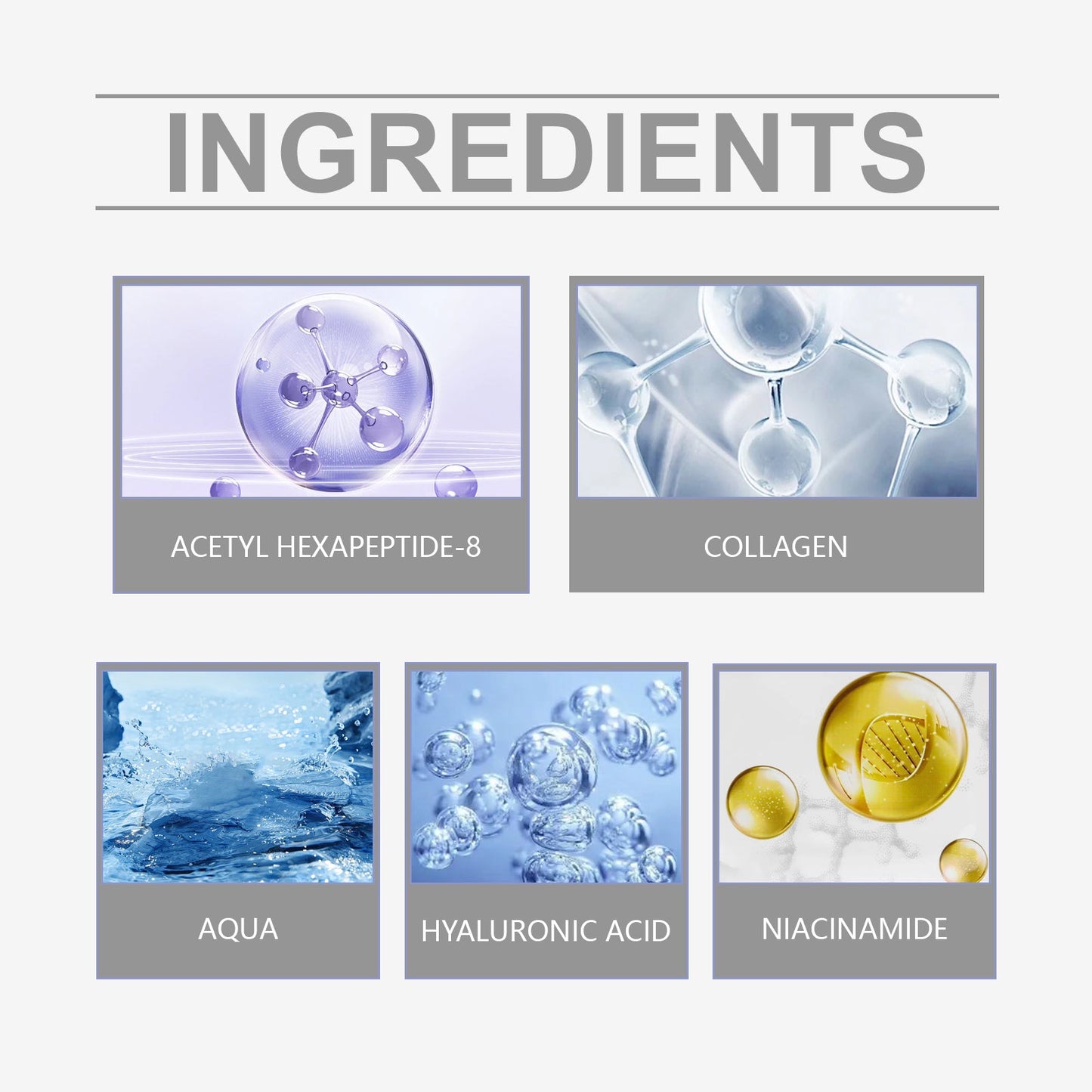 OUHOE Polypeptide Facial Essence, Moisturizing, Hydrating, Brightening And Glowing Facial Skin Essence
