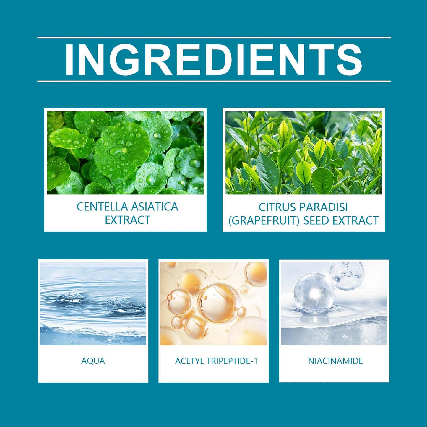 Hoygi Centella Firming Essence, Hydrating, Nourishing, Firming And Brightening Skin Care Essence